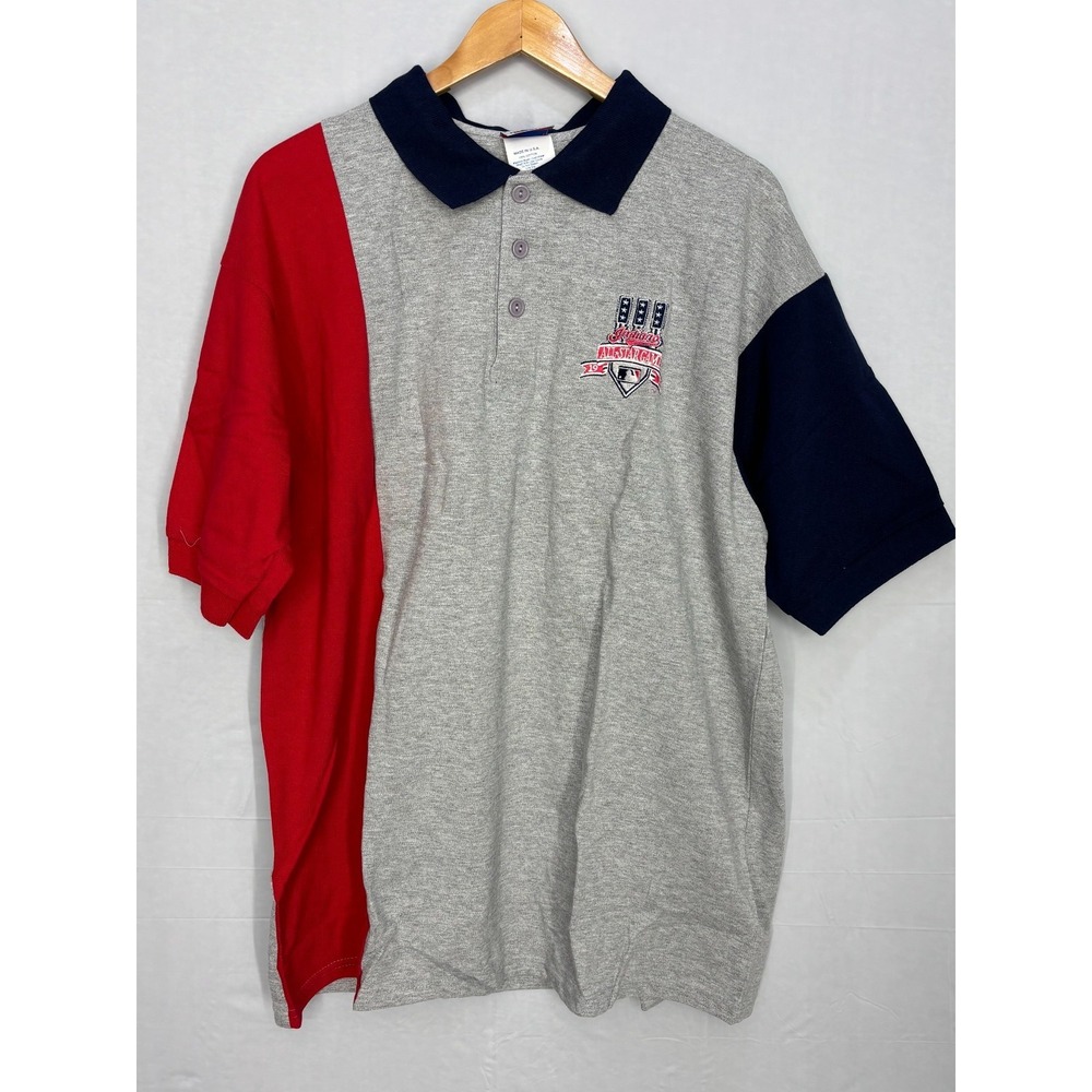 Cleveland Indians Majestic Polo Shirt Mens MLB All Star Game XL Vintage NWT 1997